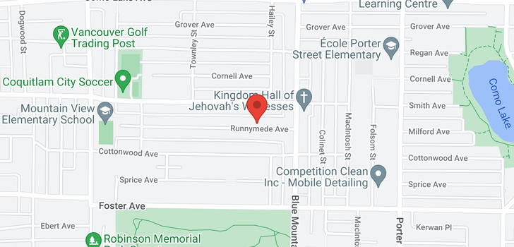 map of 919 RUNNYMEDE AVENUE